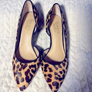 Leopard wedges
